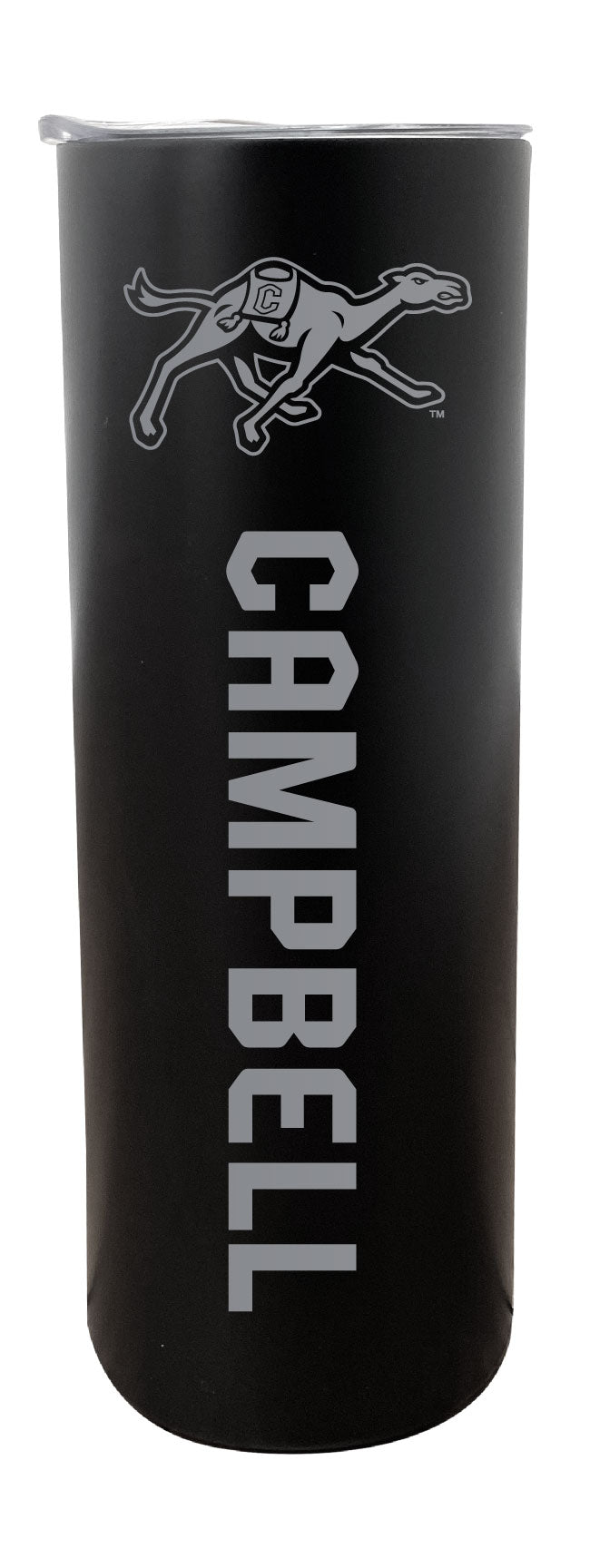 Campbell University Fighting Camels NCAA Laser-Engraved Tumbler - 16oz Stainless Steel Insulated Mug