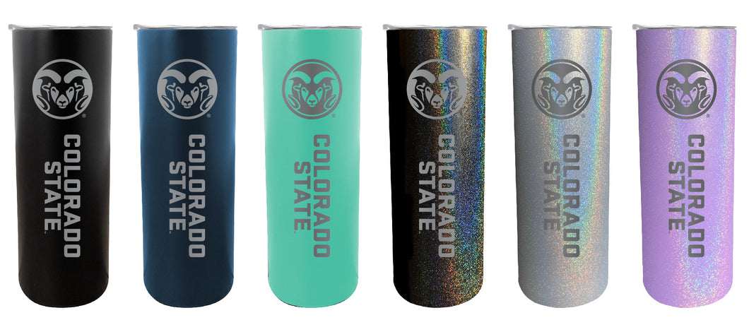 Colorado State Rams NCAA Laser-Engraved Tumbler - 16oz Stainless Steel Insulated Mug