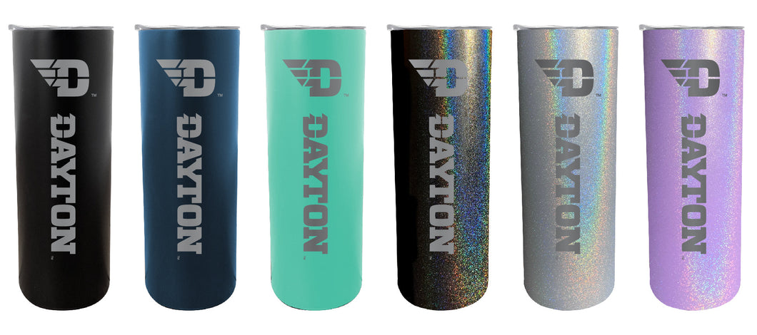 Dayton Flyers NCAA Laser-Engraved Tumbler - 16oz Stainless Steel Insulated Mug