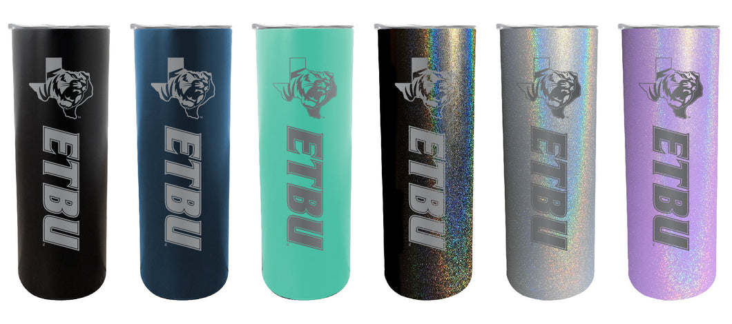 East Texas Baptist University NCAA Laser-Engraved Tumbler - 16oz Stainless Steel Insulated Mug