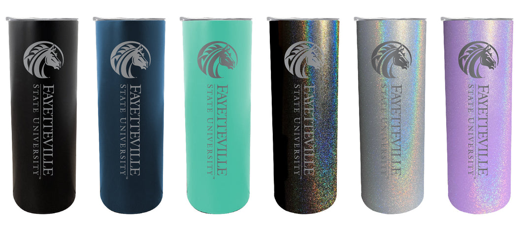 Fayetteville State University NCAA Laser-Engraved Tumbler - 16oz Stainless Steel Insulated Mug