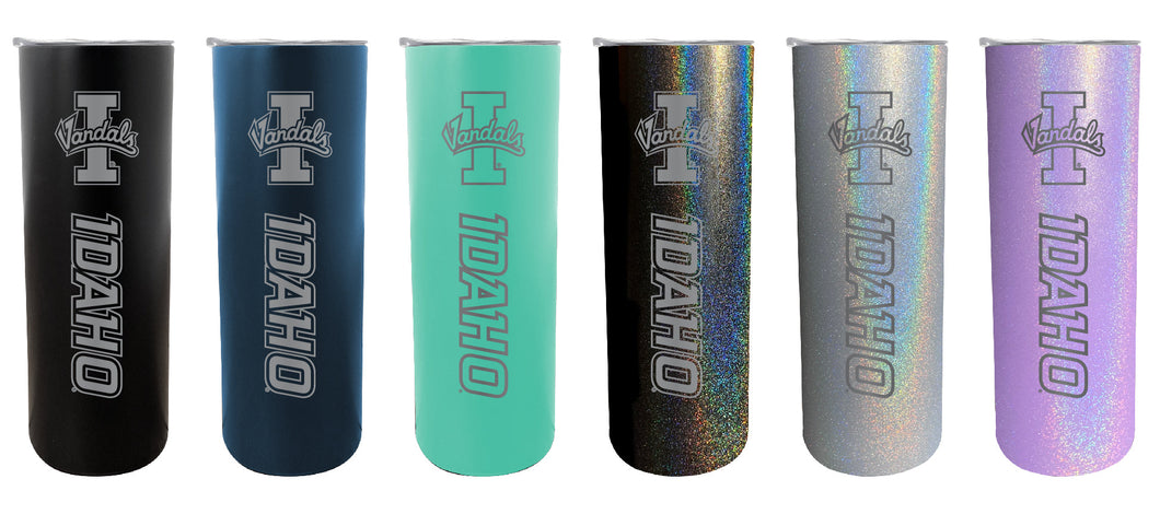 Idaho Vandals NCAA Laser-Engraved Tumbler - 16oz Stainless Steel Insulated Mug