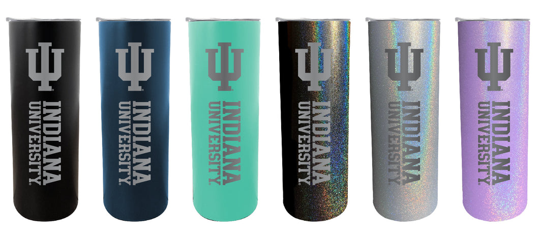 Indiana Hoosiers NCAA Laser-Engraved Tumbler - 16oz Stainless Steel Insulated Mug