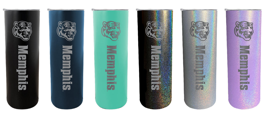 Memphis Tigers NCAA Laser-Engraved Tumbler - 16oz Stainless Steel Insulated Mug