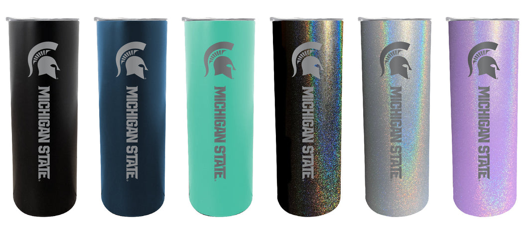 Michigan State Spartans NCAA Laser-Engraved Tumbler - 16oz Stainless Steel Insulated Mug
