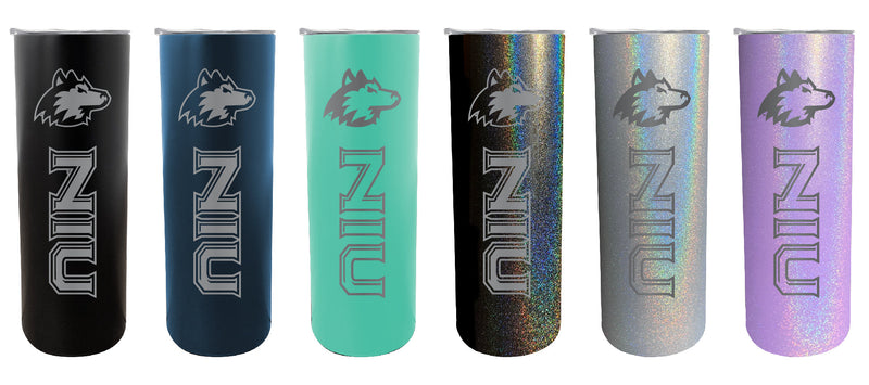 Northern Illinois Huskies NCAA Laser-Engraved Tumbler - 16oz Stainless Steel Insulated Mug