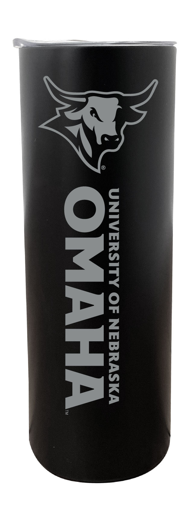 Nebraska at Omaha NCAA Laser-Engraved Tumbler - 16oz Stainless Steel Insulated Mug