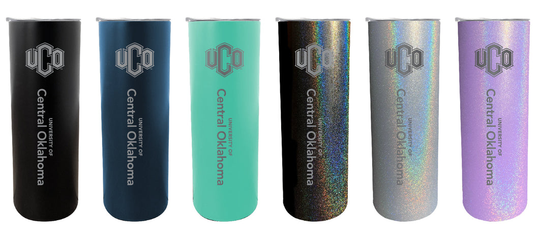 University of Central Oklahoma Bronchos NCAA Laser-Engraved Tumbler - 16oz Stainless Steel Insulated Mug