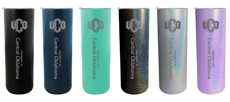 University of Central Oklahoma Bronchos NCAA Laser-Engraved Tumbler - 16oz Stainless Steel Insulated Mug
