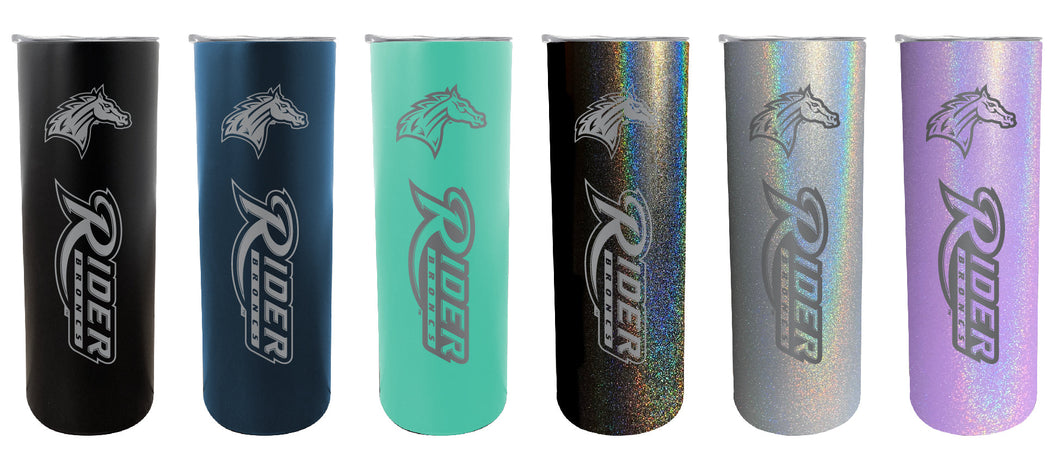 Rider University Broncs NCAA Laser-Engraved Tumbler - 16oz Stainless Steel Insulated Mug