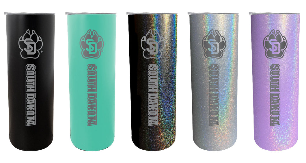 South Dakota Coyotes NCAA Laser-Engraved Tumbler - 16oz Stainless Steel Insulated Mug