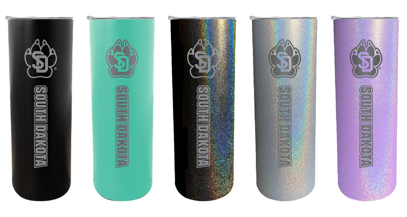 South Dakota Coyotes NCAA Laser-Engraved Tumbler - 16oz Stainless Steel Insulated Mug
