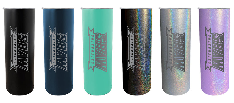 Shaw University Bears NCAA Laser-Engraved Tumbler - 16oz Stainless Steel Insulated Mug