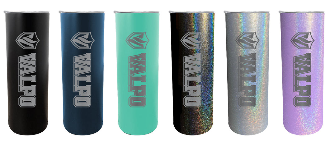 Valparaiso University NCAA Laser-Engraved Tumbler - 16oz Stainless Steel Insulated Mug