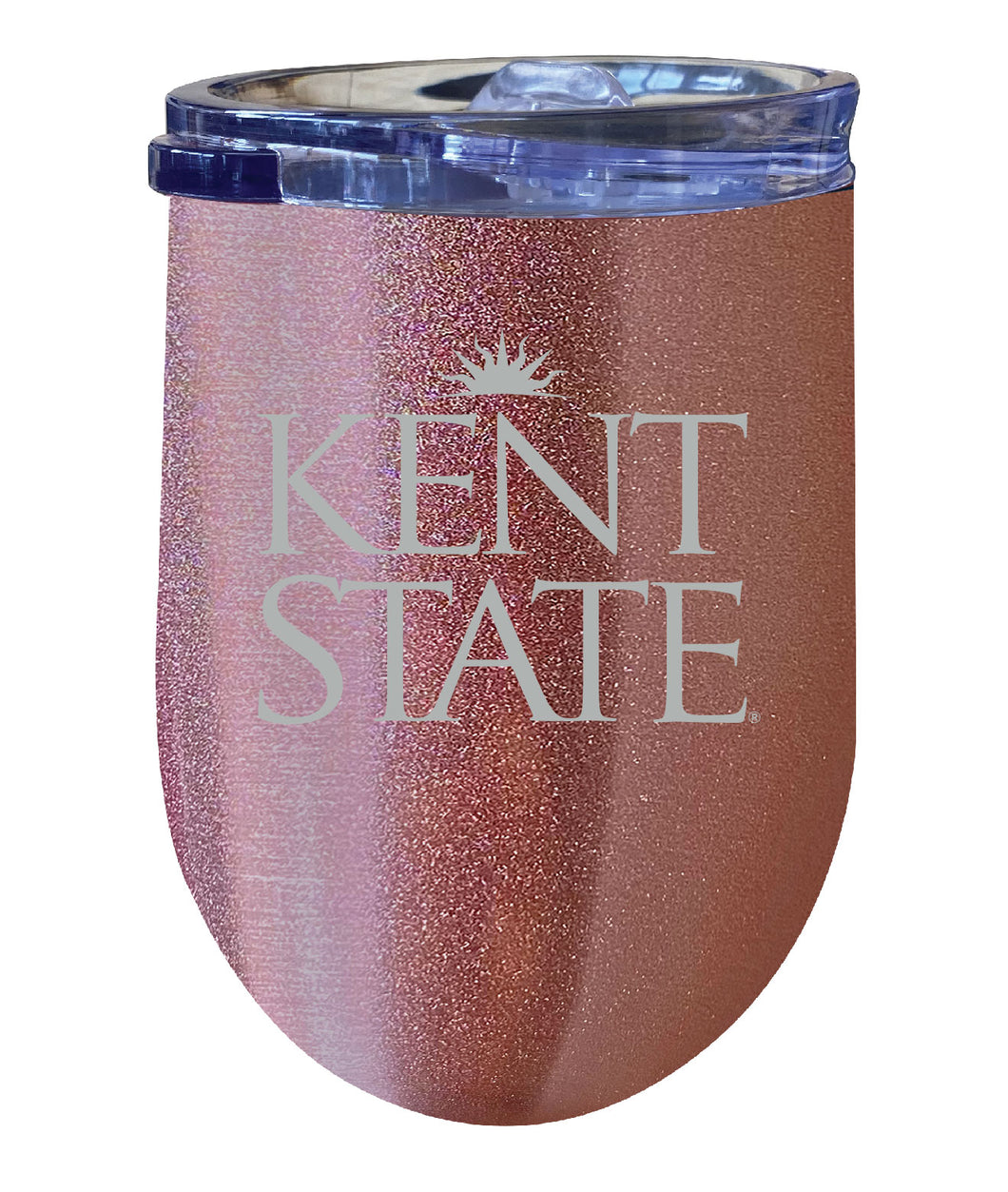 Kent State University 12oz Laser Etched Insulated Wine Stainless Steel Tumbler