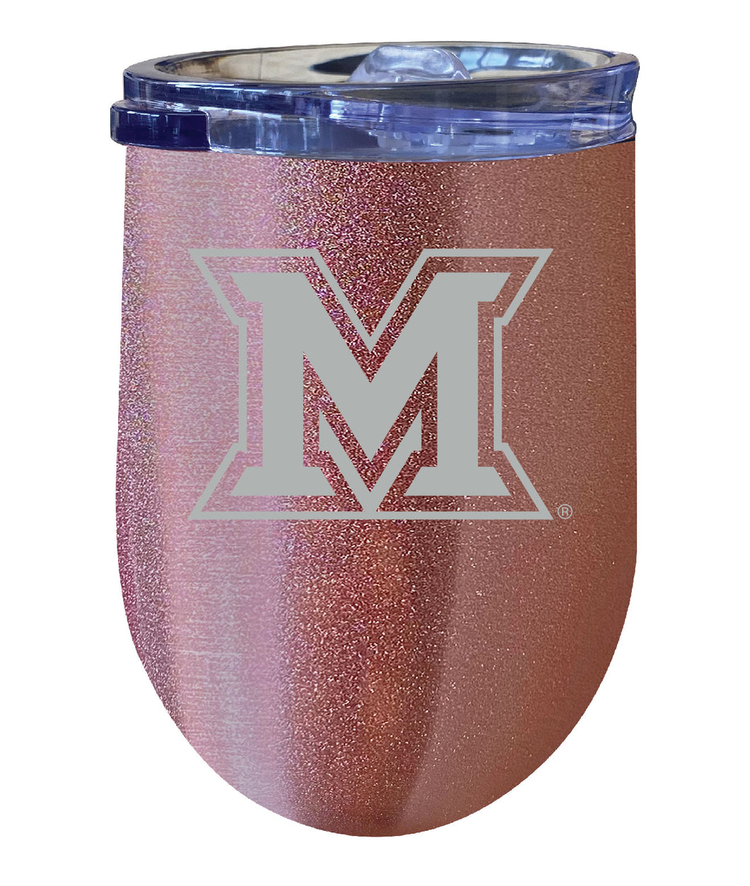 Miami of Ohio 12oz Laser Etched Insulated Wine Stainless Steel Tumbler
