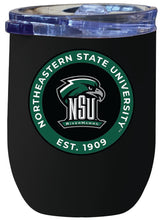 Load image into Gallery viewer, Northeastern State University Riverhawks 12 oz Insulated Wine Stainless Steel Tumbler  Officially Licensed Collegiate Product

