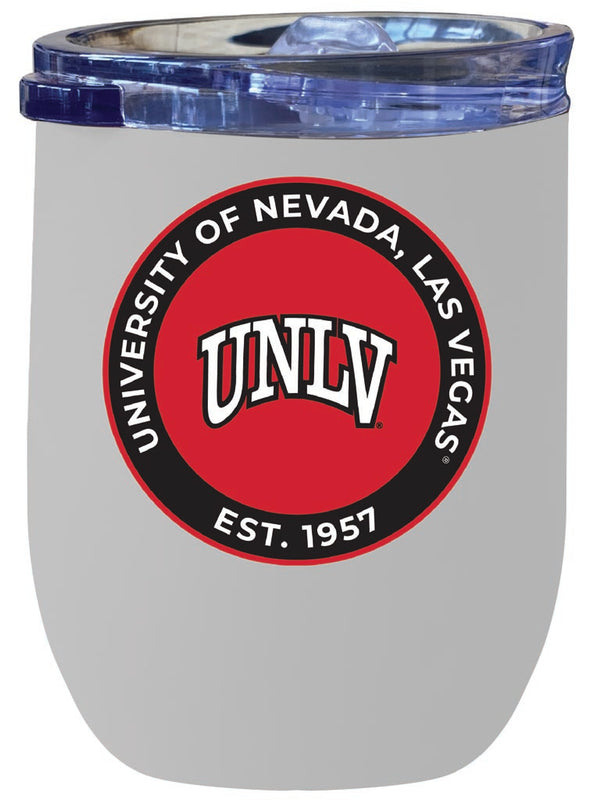 UNLV Rebels 12 oz Insulated Wine Stainless Steel Tumbler White Officially Licensed Collegiate Product White
