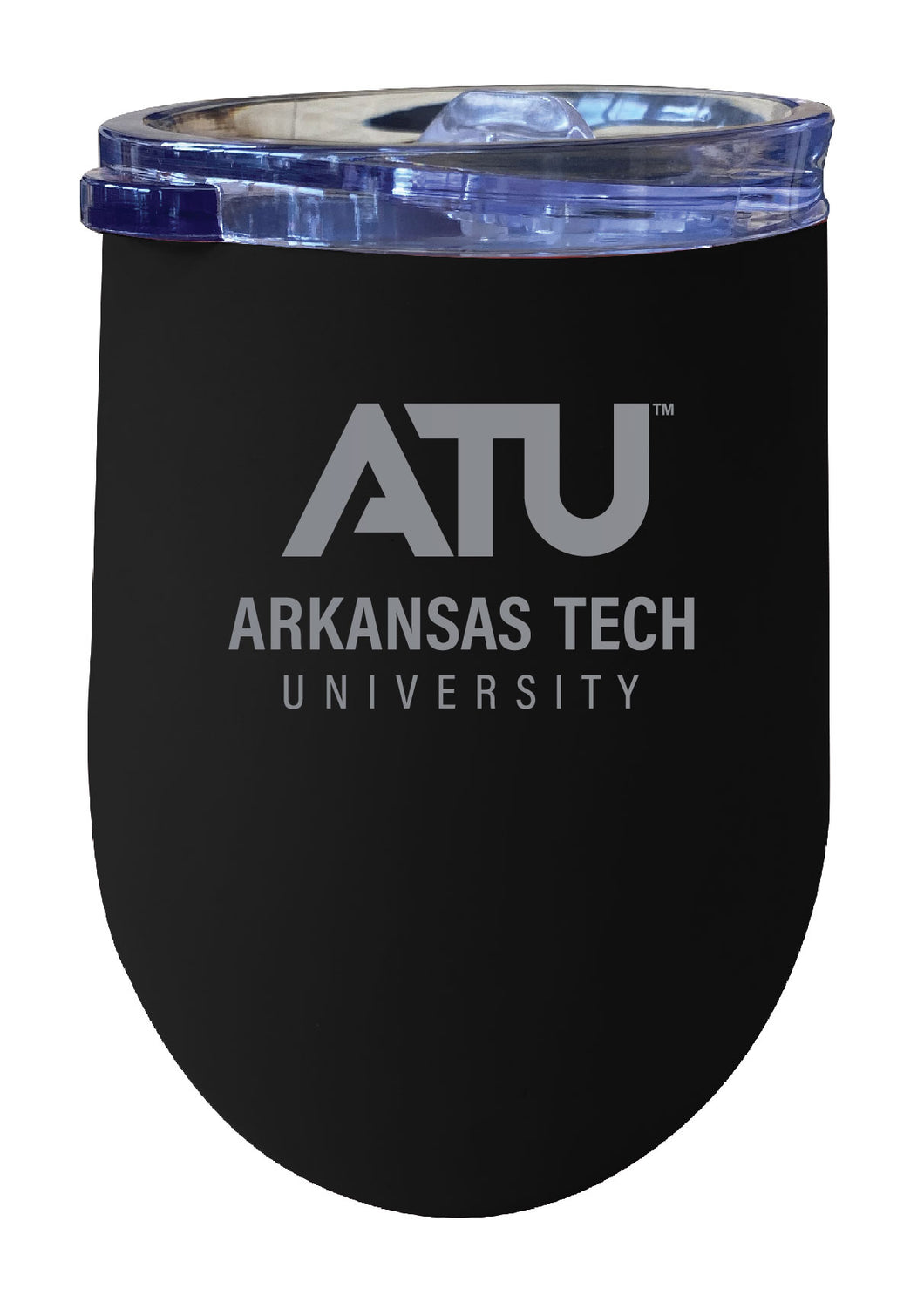Arkansas Tech University 12 oz Engraved Insulated Wine Stainless Steel Tumbler Navy Officially Licensed Collegiate Product