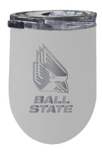 Load image into Gallery viewer, Ball State University NCAA Laser-Etched Wine Tumbler - 12oz  Stainless Steel Insulated Cup
