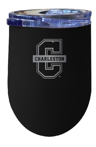 College of Charleston NCAA Laser-Etched Wine Tumbler - 12oz  Stainless Steel Insulated Cup