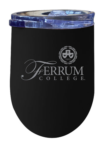 Ferrum College 12 oz Engraved Insulated Wine Stainless Steel Tumbler Seafoam Officially Licensed Collegiate Product