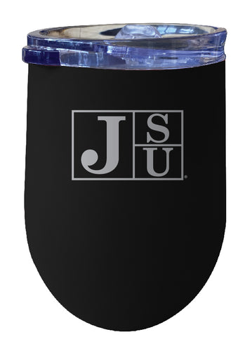 Jackson State University NCAA Laser-Etched Wine Tumbler - 12oz  Stainless Steel Insulated Cup