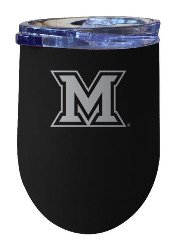 Miami University of Ohio NCAA Laser-Etched Wine Tumbler - 12oz  Stainless Steel Insulated Cup