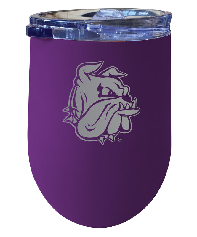 Minnesota Duluth Bulldogs 12 oz Etched Insulated Wine Stainless Steel Tumbler Officially Licensed Collegiate Product