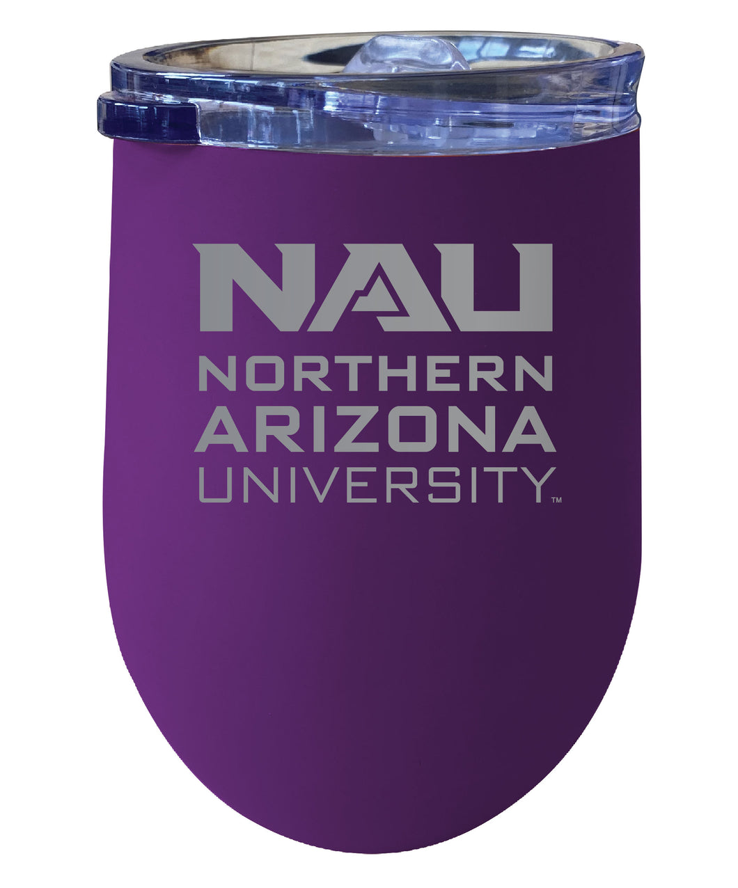 Northern Arizona University 12oz Laser Etched Insulated Wine Stainless Steel Tumbler