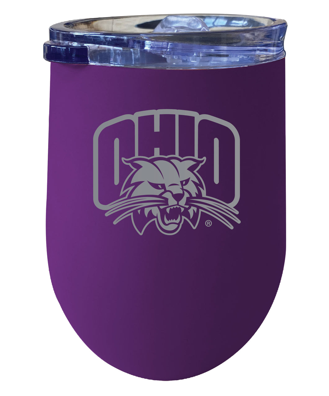 Ohio University 12oz Laser Etched Insulated Wine Stainless Steel Tumbler