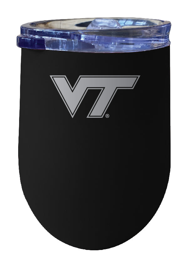 Virginia Tech Hokies NCAA Laser-Etched Wine Tumbler - 12oz  Stainless Steel Insulated Cup