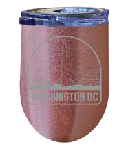 Load image into Gallery viewer, Washington DC Souvenir 12 oz Engraved Insulated Wine Stainless Steel Tumbler
