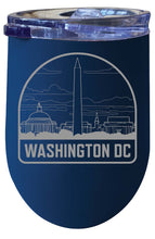 Load image into Gallery viewer, Washington DC Souvenir 12 oz Engraved Insulated Wine Stainless Steel Tumbler

