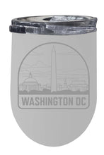 Load image into Gallery viewer, Washington DC Souvenir 12 oz Engraved Insulated Wine Stainless Steel Tumbler
