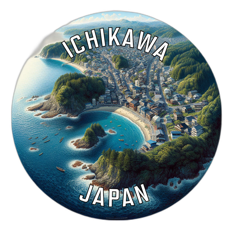 Ichikawa Japan Souvenir Vinyl Decal Sticker 6-Inch
