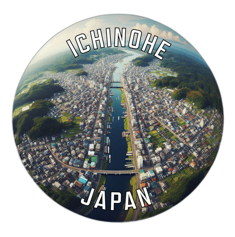 Ichinohe Japan Souvenir Die Cut Flat Magnet 2-Inch