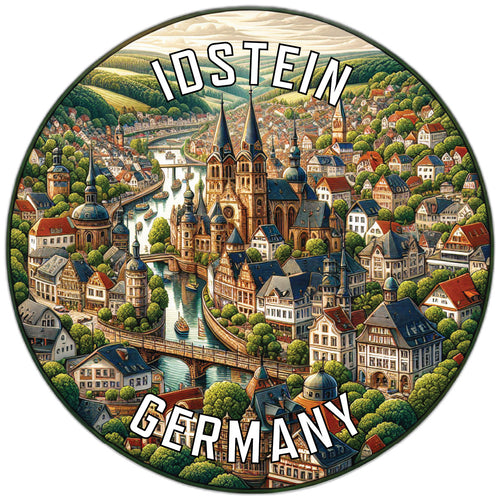 Idstein Germany Souvenir Die Cut Flat Magnet 2-Inch
