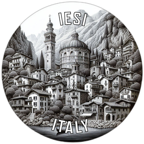 Iesi Italy Souvenir Die Cut Flat Magnet 2-Inch