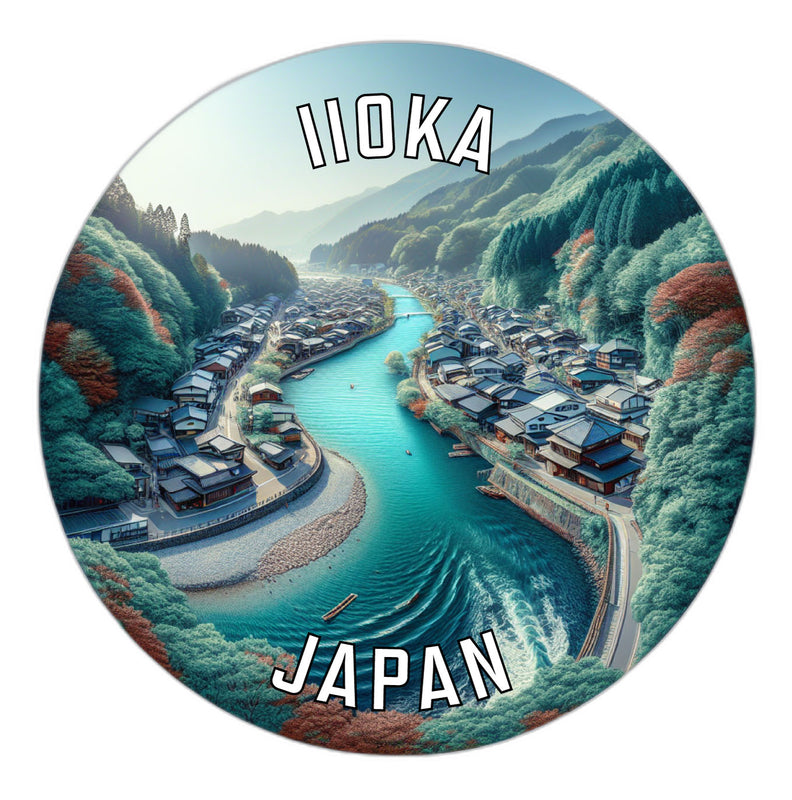 Iioka Japan Souvenir Die Cut Flat Magnet 6-Inch