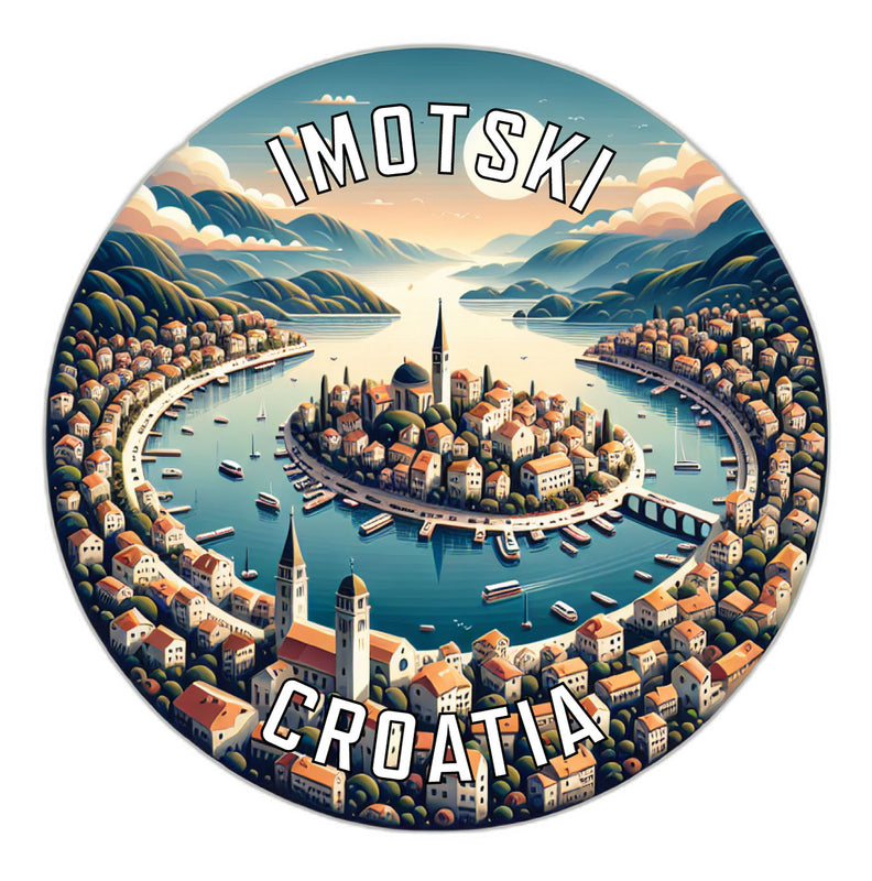 Imotski Croatia Souvenir Vinyl Decal Sticker 6-Inch