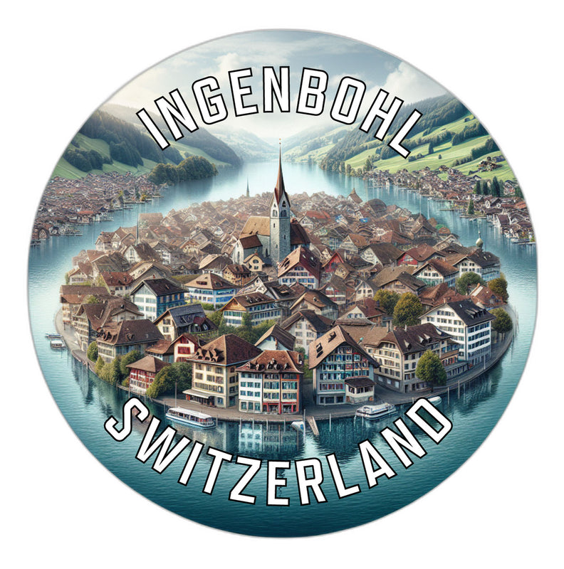 Ingenbohl Switzerland Souvenir Vinyl Decal Sticker 6-Inch
