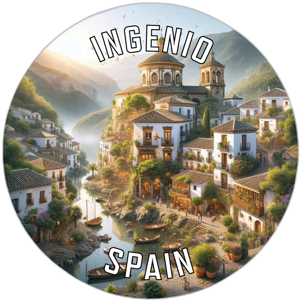 Ingenio Spain Souvenir Vinyl Decal Sticker 2-Inch