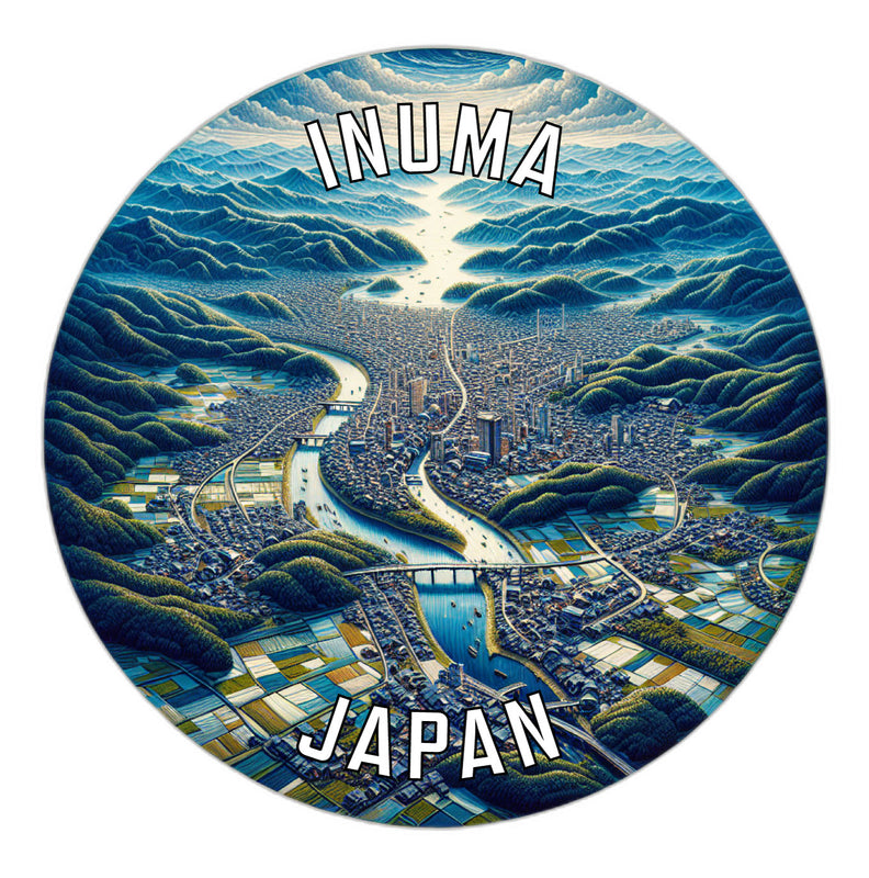 Inuma Japan Souvenir Vinyl Decal Sticker 6-Inch