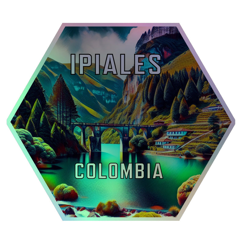 Ipiales Colombia Souvenir Die Cut Flat Magnet 6-Inch