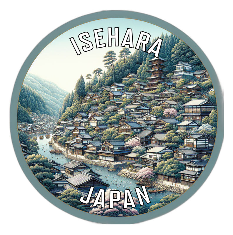 Isehara Japan Souvenir Vinyl Decal Sticker 2-Inch