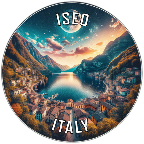 Iseo Italy Souvenir Die Cut Flat Magnet 2-Inch