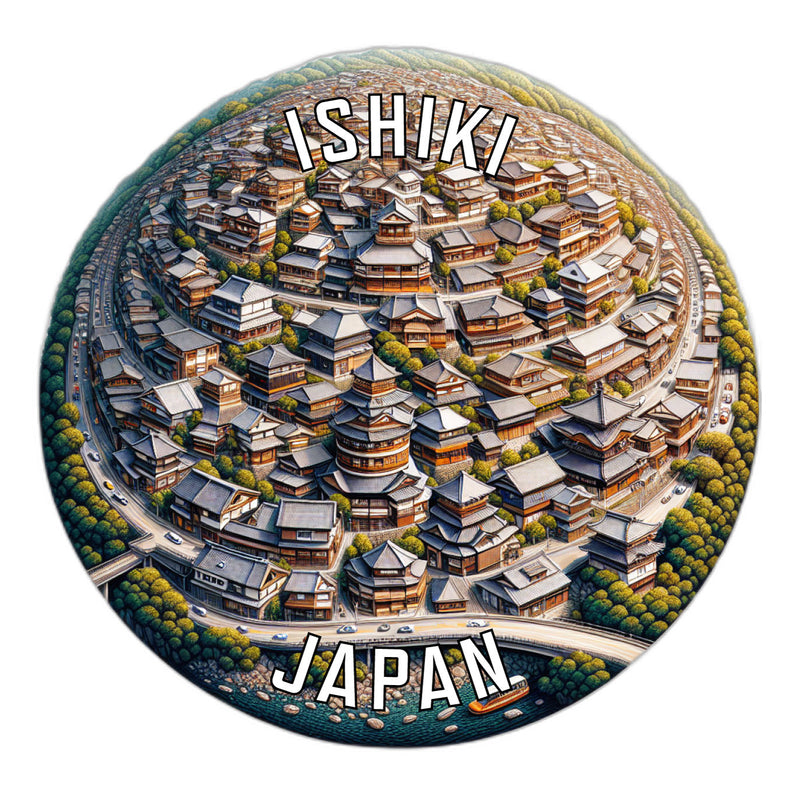 Ishiki Japan Souvenir Die Cut Flat Magnet 6-Inch