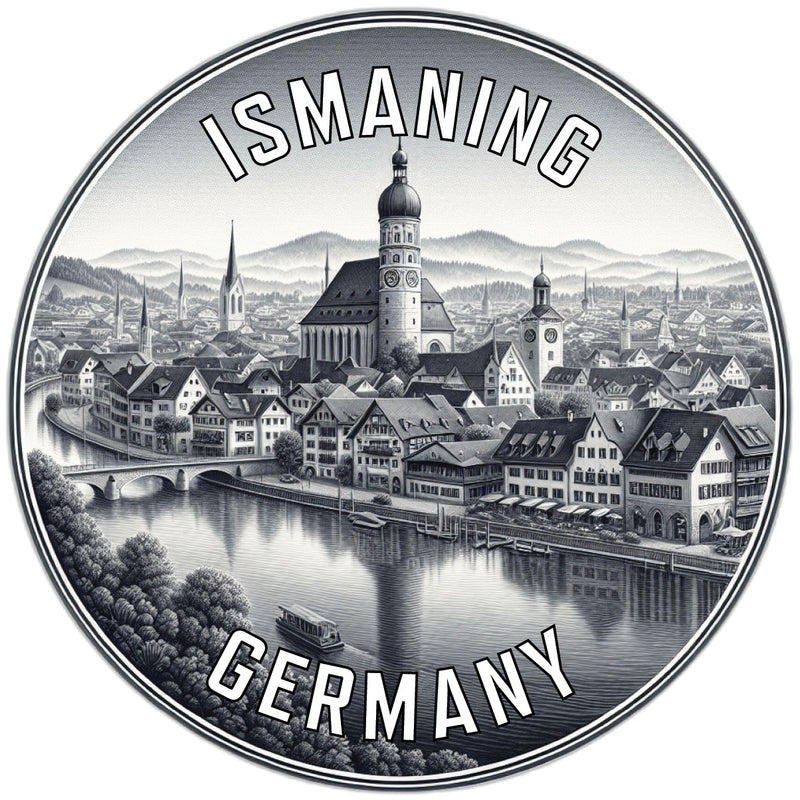 Ismaning Germany Souvenir Die Cut Flat Magnet 2-Inch