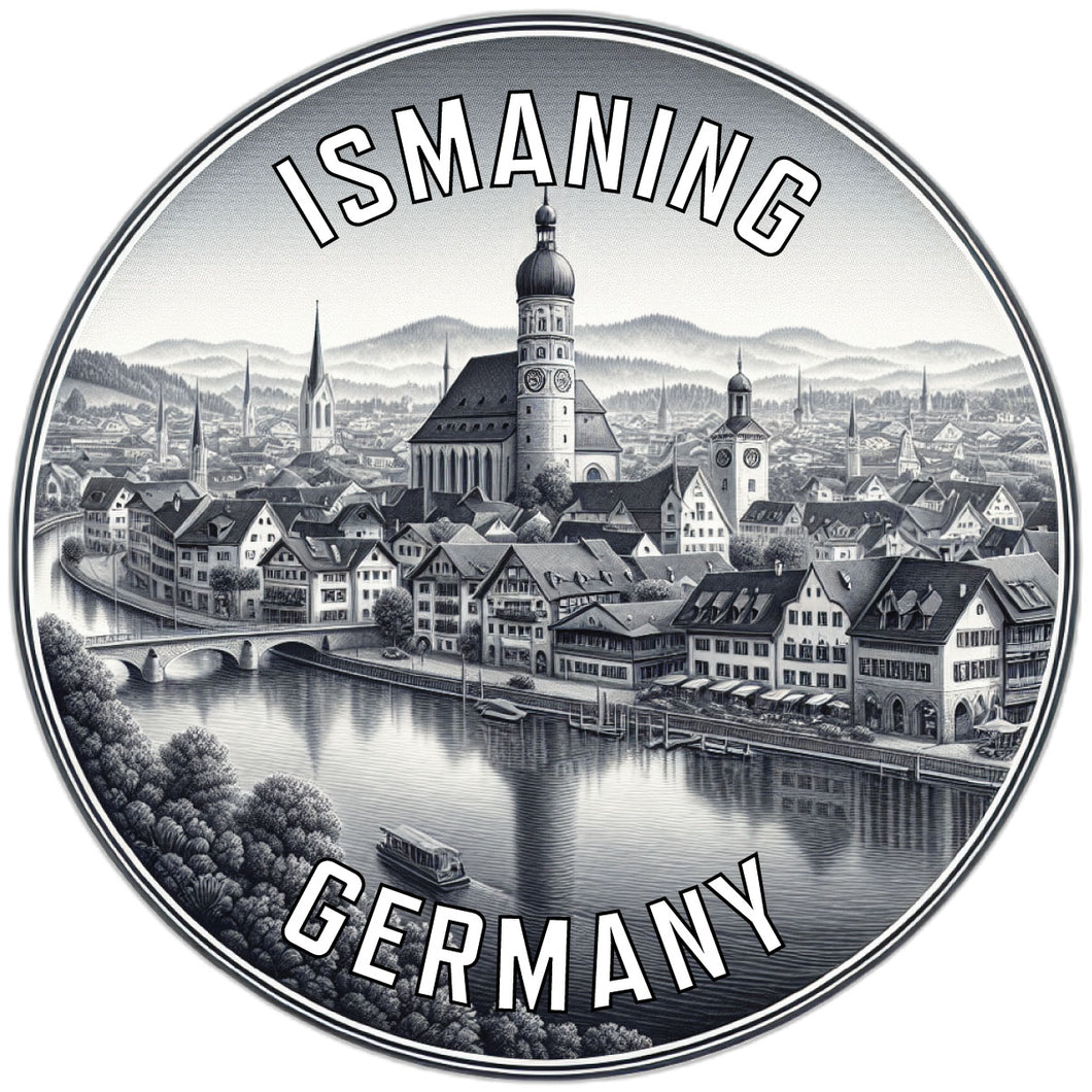Ismaning Germany Souvenir Vinyl Decal Sticker 2-Inch